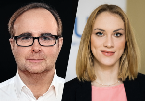Michael Franz und Alexandra heidel von der CompuGroup Medical