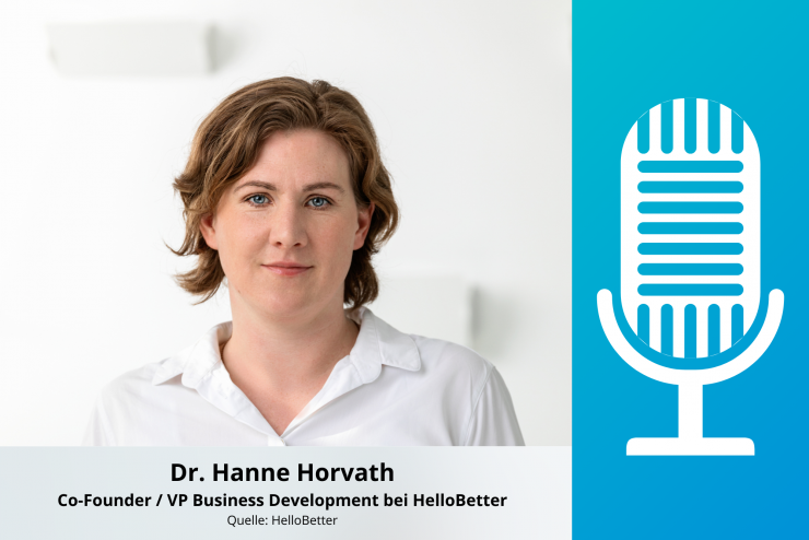 Hanne Horvath (HelloBetter) im E-Health Pioneers Podcast